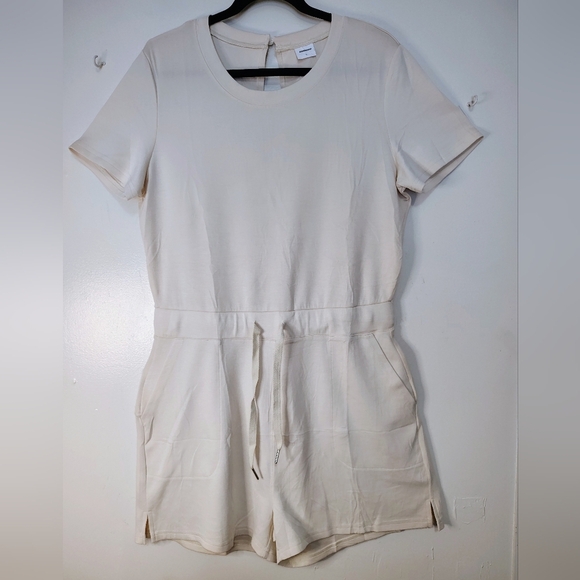 Xieerduo women's summer loose casual Rompers, sz L, short jumpsuit. - Picture 2 of 16